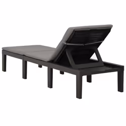VidaXL 315829 chaise d'extérieur Linge Siège rembourré Plastique Anthracite - Vue supplémentaire 6