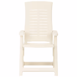 VidaXL 315830 chaise d'extérieur Terrace Plastique Blanc