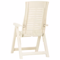 VidaXL 315830 chaise d'extérieur Terrace Plastique Blanc - Vue supplémentaire 4