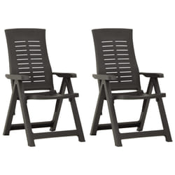 VidaXL 315831 chaise d'extérieur Terrace Plastique Anthracite