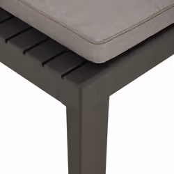 VidaXL 315847 chaise d'extérieur Terrace Siège rembourré Plastique Gris - Vue supplémentaire 5
