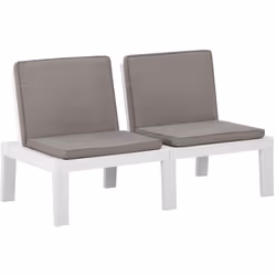 Ce banc de salon de jardin confortable est un excellent choix pour discuter avec la famille et les amis ou tout simplement pr ...