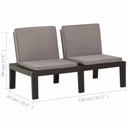VidaXL 315849 banc de jardin Plastique - Vue supplémentaire 6
