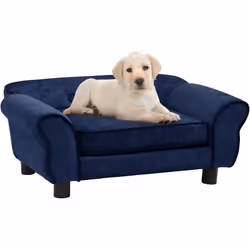 Ce canapé pour chien est sûr de gagner le cœur de votre animal de compagnie ! Votre ami à fourrure sera fier d’avoir son prop ...