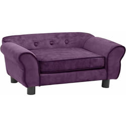 Canapé pour chien Bordeaux 72x45x30 cm Peluche Vidaxl