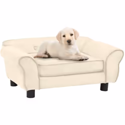 Ce canapé pour chien est sûr de gagner le cœur de votre animal de compagnie ! Votre ami à fourrure sera fier d’avoir son prop ...