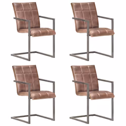 VidaXL 3067130, Cuir véritable, Fer, 510 mm, 560 mm, 910 mm, 45 cm, 46,5 cm