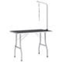 vidaXL Table de toilettage réglable pour chiens avec 1 boucle