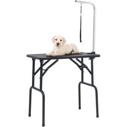 Table de toilettage réglable pour chiens avec 1 boucle - Vidaxl