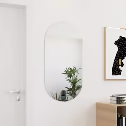 Ajoutez une touche esthétique minimaliste à votre chambre à coucher, salon ou dressing avec ce miroir mural pratique ! Décoré ...