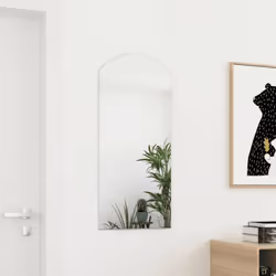 Ajoutez une touche esthétique minimaliste à votre chambre à coucher, salon ou dressing avec ce miroir mural pratique ! Décoré ...