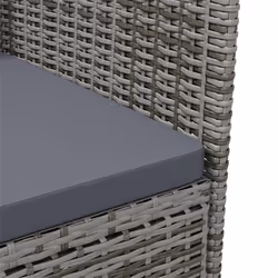 VidaXL 316149 chaise d'extérieur Terrace Siège rembourré Bois d'acacia, Polyester, Polyuréthane, Acier Gris - Vue supplémentaire 6
