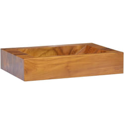 Vidaxl - Lavabo Bois de teck massif 50x35x10 cm