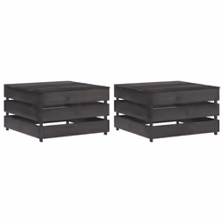 VidaXL 316198, Gris, Bois, Adultes et enfants, 600 mm, 620 mm, 370 mm