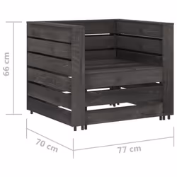VidaXL 316199 banc de jardin Bois - Vue supplémentaire 7