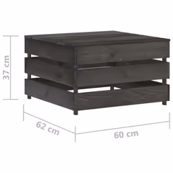 VidaXL 316199 banc de jardin Bois - Vue supplémentaire 8