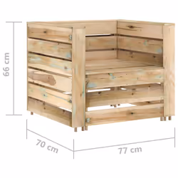 VidaXL 316204 banc de jardin Bois - Vue supplémentaire 7