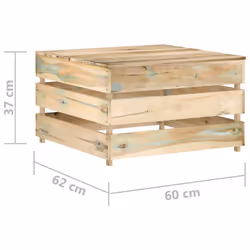 VidaXL 316204 banc de jardin Bois - Vue supplémentaire 8