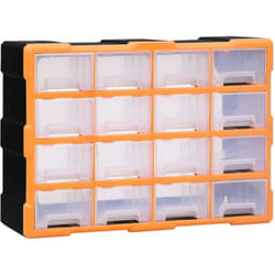Organisateur multi-tiroirs avec 16 tiroirs centraux 52x16x37 cm vidaXL