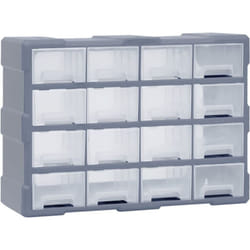 Vidaxl - Organisateur multi-tiroirs avec 16 tiroirs centraux 52x16x37 cm