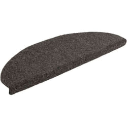 Vidaxl - Tapis d'escalier autocollants 10 pièces 65 x 21 x 4 cm Anthracite Demi-rond Grand