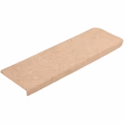 vidaXL Tapis d'escalier autocollants 10 pièces 65 x 21 x 4 cm Crème Bord rectangulaire