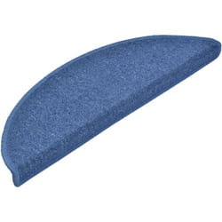 Vidaxl - Tapis d'escalier 10 pcs 56x17x3 cm Bleu