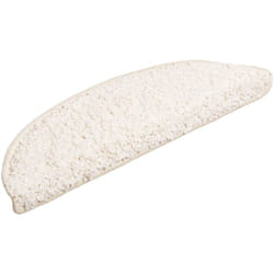Tapis d'escalier 10 pcs 56x17x3 cm Blanc vidaXL