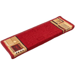 Vidaxl - Tapis d'escalier autoadhésifs 5 pcs 65x21x4 cm Rouge
