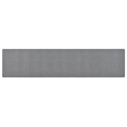 vidaXL Tapis de couloir Gris foncé 50x250 cm