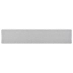 vidaXL Tapis de couloir Gris clair 80x400 cm