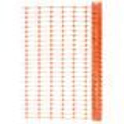 vidaXL Clôture de jardin 50 m Orange - TU