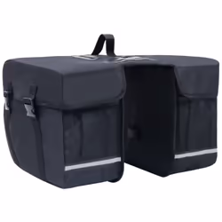 Ce sac à vélo double offre suffisamment d’espace de rangement pour transporter vos effets personnels lors de longues promenad ...