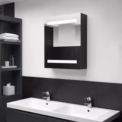 VidaXL 326480 miroir de salle de bain et armoire de rangement pour évier