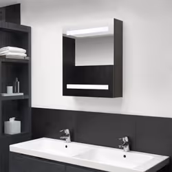 VidaXL 326487 miroir de salle de bain et armoire de rangement pour évier