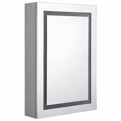 VidaXL 326488 miroir de salle de bain et armoire de rangement pour évier