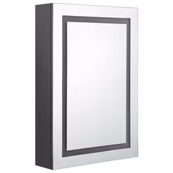 VidaXL 326490 miroir de salle de bain et armoire de rangement pour évier
