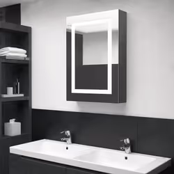 VidaXL 326491 miroir de salle de bain et armoire de rangement pour évier - Vue supplémentaire 2