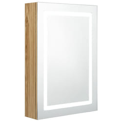 VidaXL 326492 miroir de salle de bain et armoire de rangement pour évier