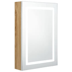 VidaXL 326493 miroir de salle de bain et armoire de rangement pour évier