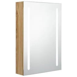 VidaXL 326499 miroir de salle de bain et armoire de rangement pour évier