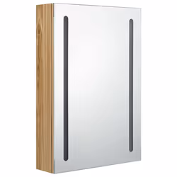 VidaXL 326499 miroir de salle de bain et armoire de rangement pour évier