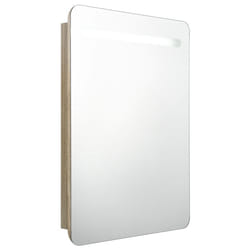 VidaXL 326507 miroir de salle de bain et armoire de rangement pour évier