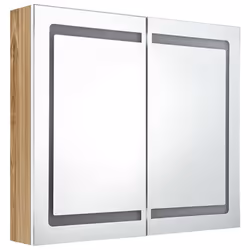 VidaXL 326516 miroir de salle de bain et armoire de rangement pour évier - Vue supplémentaire 3