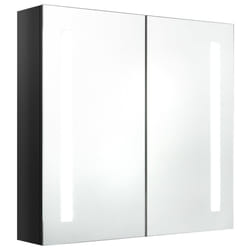 VidaXL 326519 miroir de salle de bain et armoire de rangement pour évier