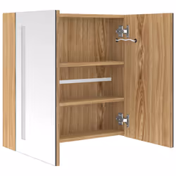 VidaXL 326522 miroir de salle de bain et armoire de rangement pour évier - Vue supplémentaire 5