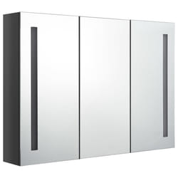 VidaXL 326528 miroir de salle de bain et armoire de rangement pour évier