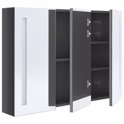 VidaXL 326528 miroir de salle de bain et armoire de rangement pour évier - Vue supplémentaire 4