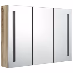 VidaXL 326529 miroir de salle de bain et armoire de rangement pour évier - Vue supplémentaire 4
