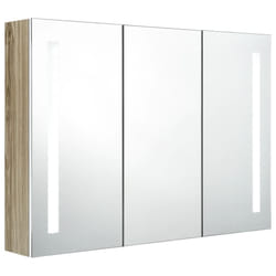 VidaXL 326530 miroir de salle de bain et armoire de rangement pour évier